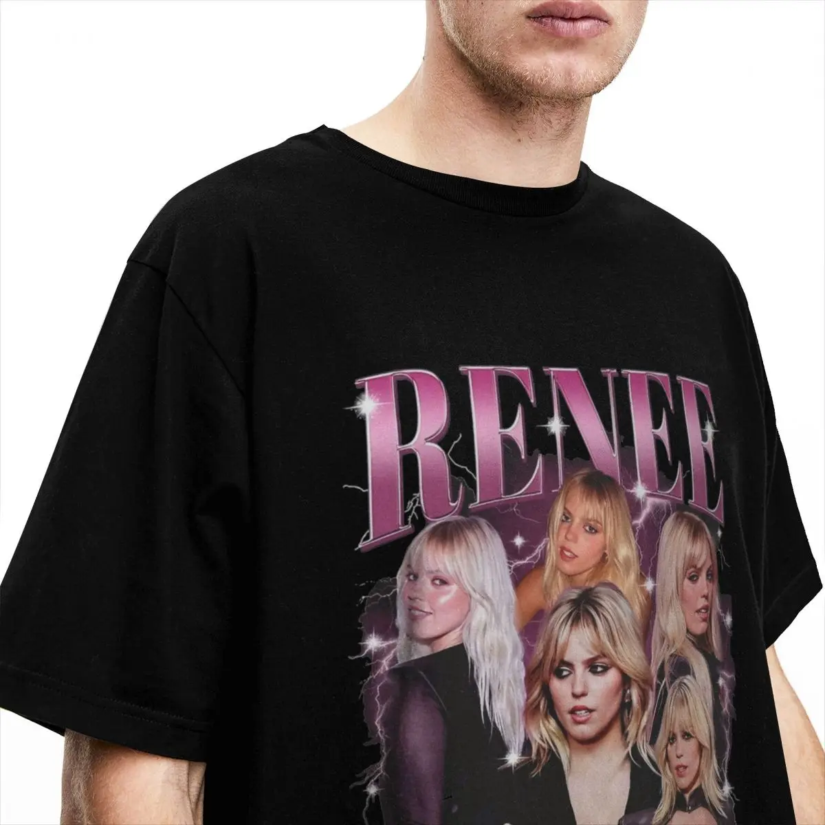 Men Women Renee Rapp 90s Vintage T Shirt Accessories 100% Cotton T-shirt Clothing Vintage Tees Adult