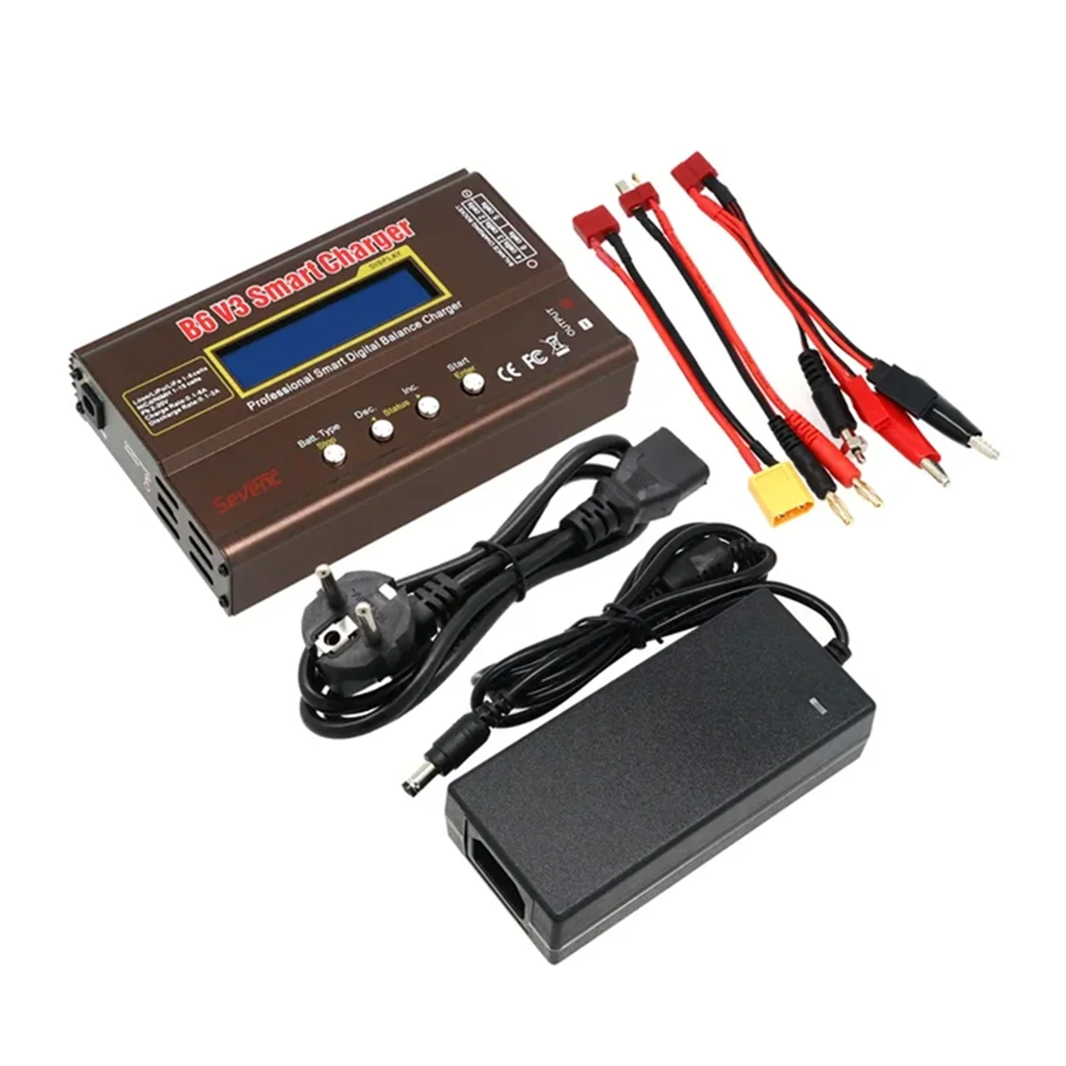 عملي B6 V3 شاحن ميزان البطارية ل LiHv يبو NiMh ليثيوم أيون RC شاحن ل RC طائرة بدون طيار FPV سيارة قارب الاتحاد الأوروبي التوصيل