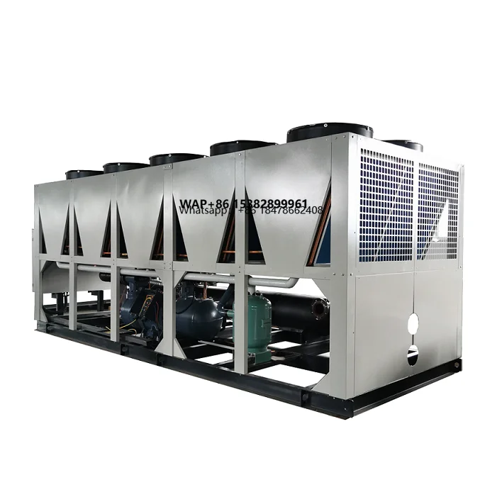 

200kw 300kw 400kw High Quality Industrial Air Water Screw Chiller for Ice Skating Rink
