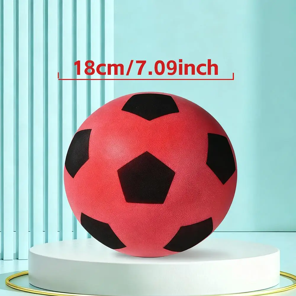 1PC Stille Foam Voetbal |   Zacht, PU-materiaal met hoge rebound |   Stille trainingsbal voor binnen