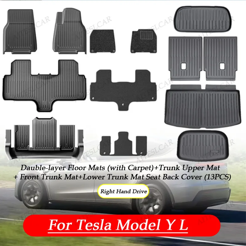 13pcs Floor Mat RHD