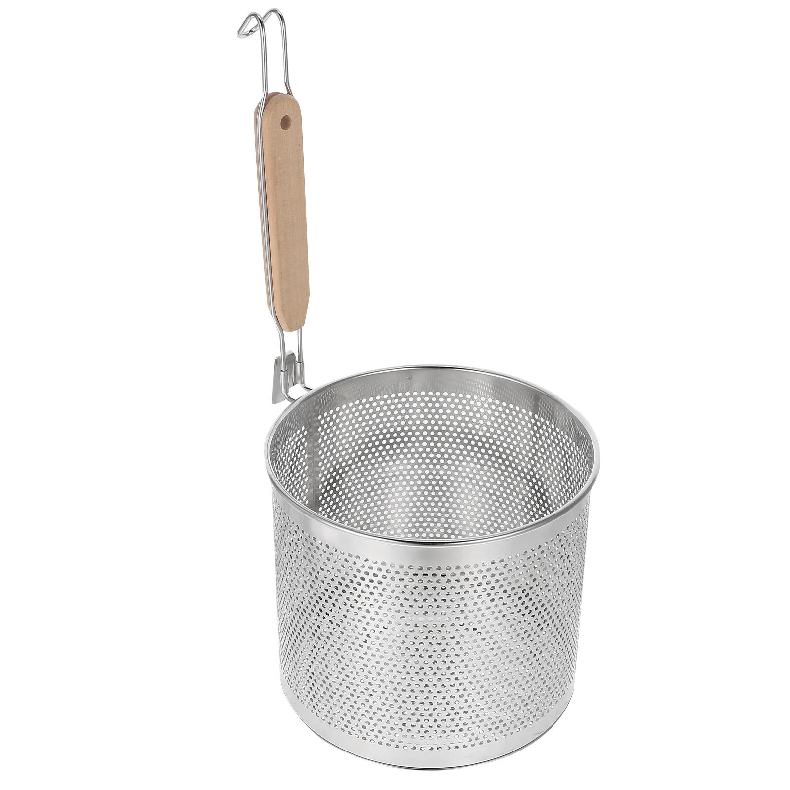 

Robust Stainless Steel Strainer For Kitchen Versatile Noodle Spoon With Long Handle Metal Sieve For Pasta And Vegetable Draining