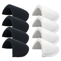 4 Pairs Sewing Foam Shoulder Pads Set-in Sponge Shoulder Enhancer for Women Men Blazer Suit Jacket Dress Clothes Accessories