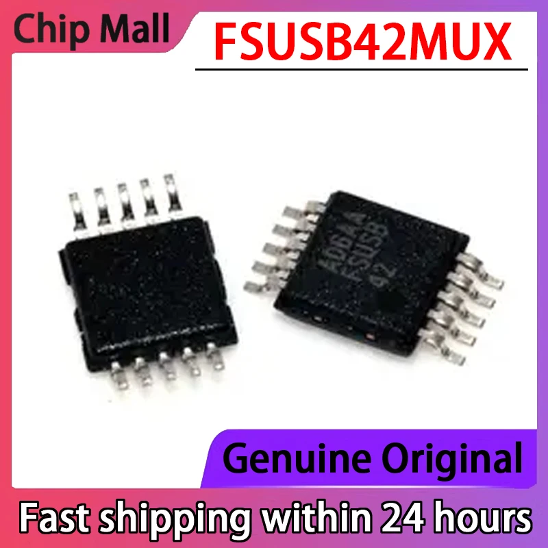 1PCS FSUSB42MUX FSUSB42 FSUSB42MU USB Interface Dual Switch Chip Brand New and Original