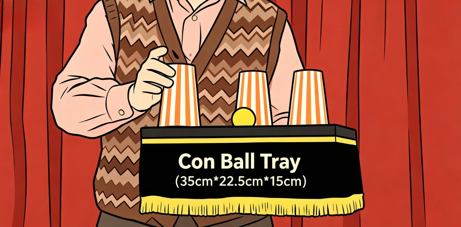 con-ball-tray-35cm-225cm-15cm-mikame-new-cups-magic-props-gimmicks-vanish-appearance-magician-illusions-stage-magic-tricks