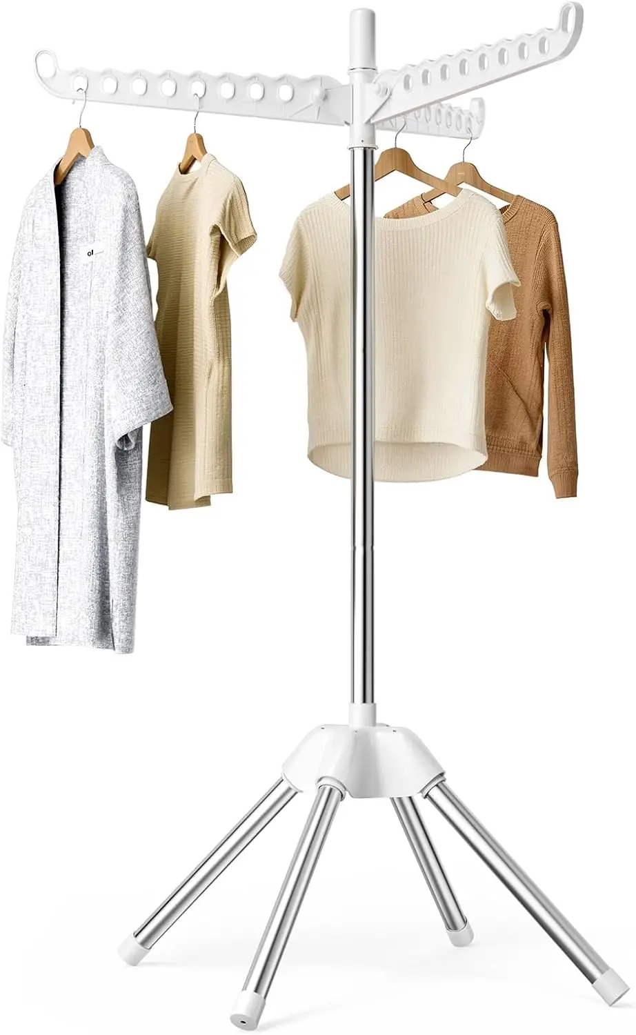 

Складная вращающаяся одноярусная сушилка для белья, экономящая место, для использования в помещении и на балконе