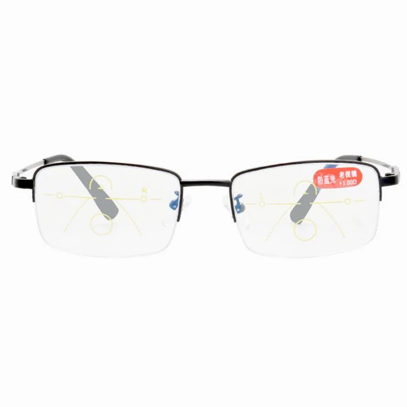 Men Women Near-far dual-purpose multi-focus reading glasses progressive intelligent zoom anti-blue UV Protect Presbyopic Glasses