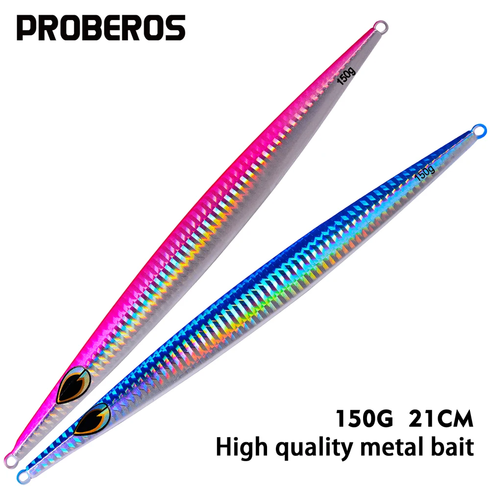 1pc 150g/21cm Bar Quick Pull Plate Fishing Gear Lron Plate Fixture Sea Fishing Bait Lead Fish Fast Sinking Slow Shaking Bait