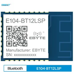 TLSR8258 2.4GHz 10dBm Wireless BT Transmitter Transceiver UART CDSENET E104-BT12LSP Mesh Ad Hoc Bluetooth Module 60m SMD IoT