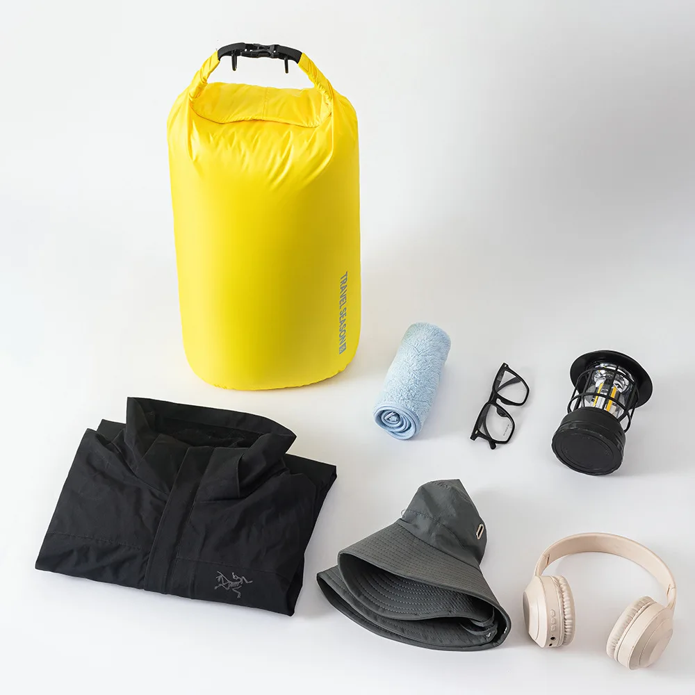 Swimming Waterproof Bag Travel Storage Bag Portable Large-Capacity Roll-Top Compression Clothing Bag Dustproof Travel StorageBag