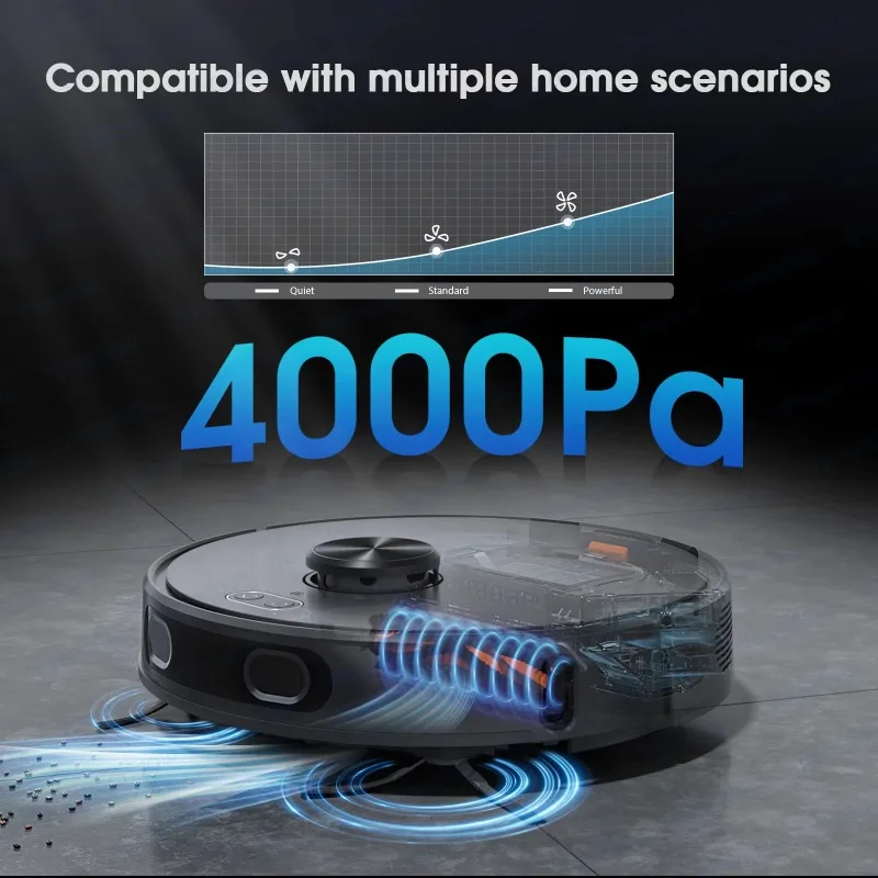 D60S  Robot Vacuum Cleaner Self-Charging Mop Sweep Wet and Dry  Robot