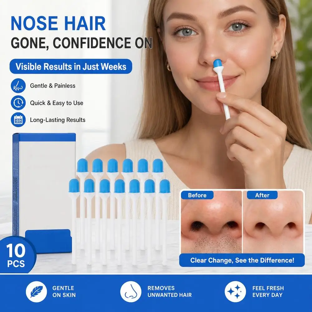 1/10/20Pcs Disposable Nose Wax Sticks Spatulas Applicator Nostril Cleaning Ear Face Eyebrows Hair Removal for Men Women
