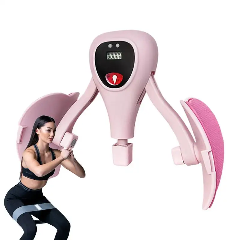 

Inner Thigh Exerciser Digital Display Non-Slip Adjustable Muscle Strengthener Floor Exercise Devices Inner Thigh Exercising