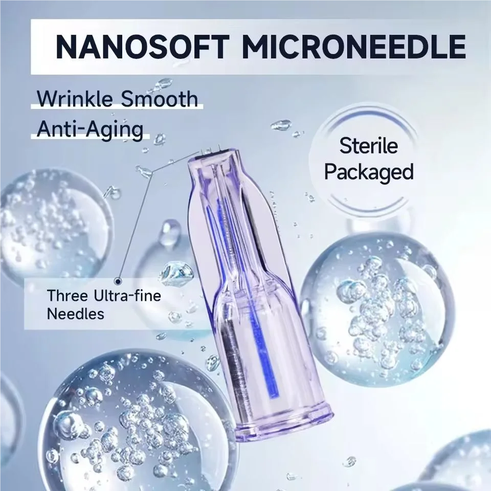 Disposable syringe connector dual ear adapter Korea Nano-soft 3-pins