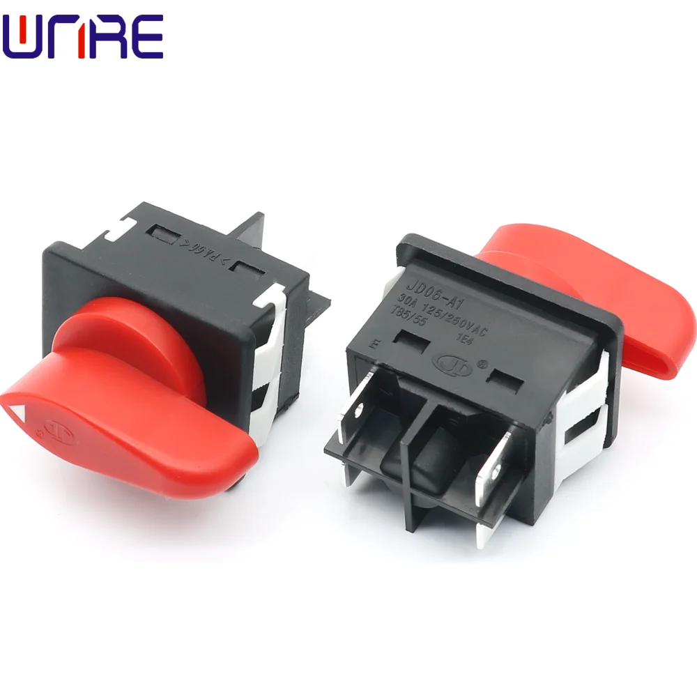 KCD4 Rotary Button Boat Shaped Switch 2nd Gear 30A Telephone High-power Rocker Power Universal Switch