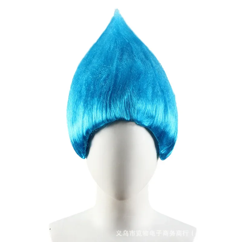 

qwerrtyuio 123456 Косплей Пламя Хэллоуин Фестиваль троллей Волшебный эльф Парик Капля воды Голова Лук Прическа asdffghjk 987764