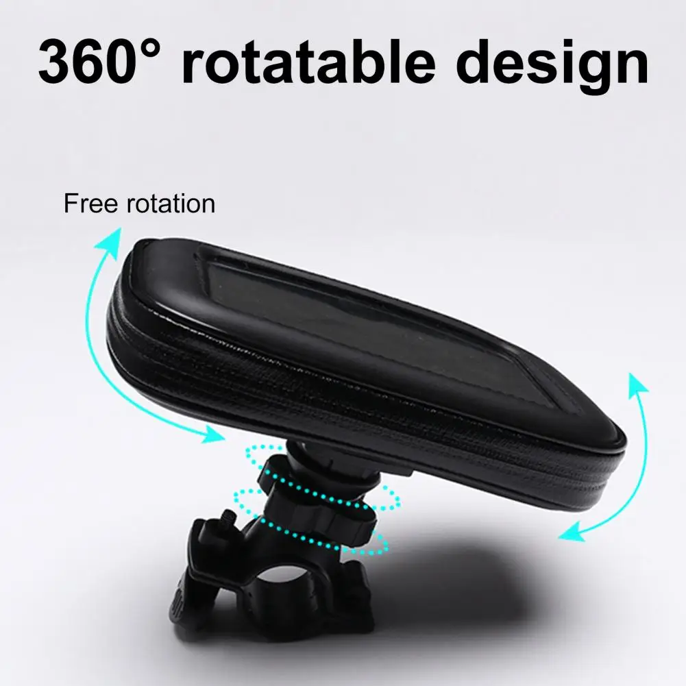 Bike Phone Support Waterproof Case Bike Motorcycle Handlebar Rear View Mirror Stand Holder for Mobile Phone Mount Bag