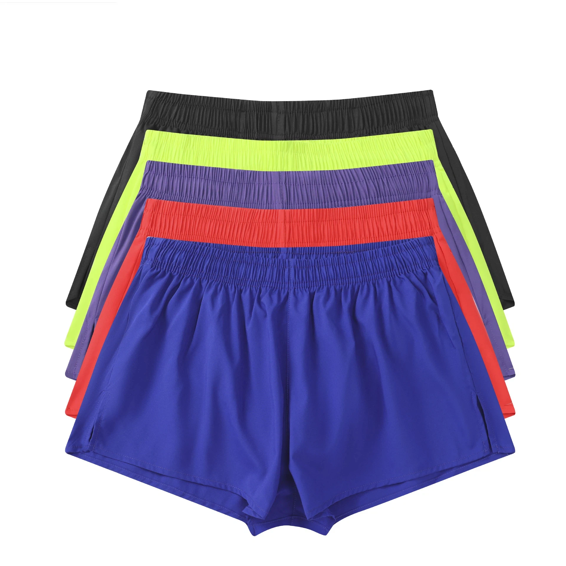 

Unisex Quick Dry Running Shorts Lightweight Training Marathon Half Length Sports with Inner Briefs Breathable Summer Shorts