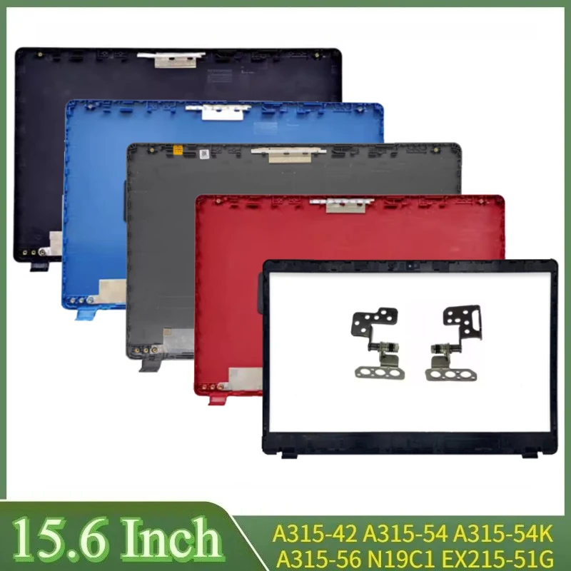 15.6 "استبدال غطاء الكمبيوتر المحمول LCD الغطاء الخلفي الإطار الأمامي مفصلات ل A315-56 N19C1 EX215-51 A315-42 A315-54