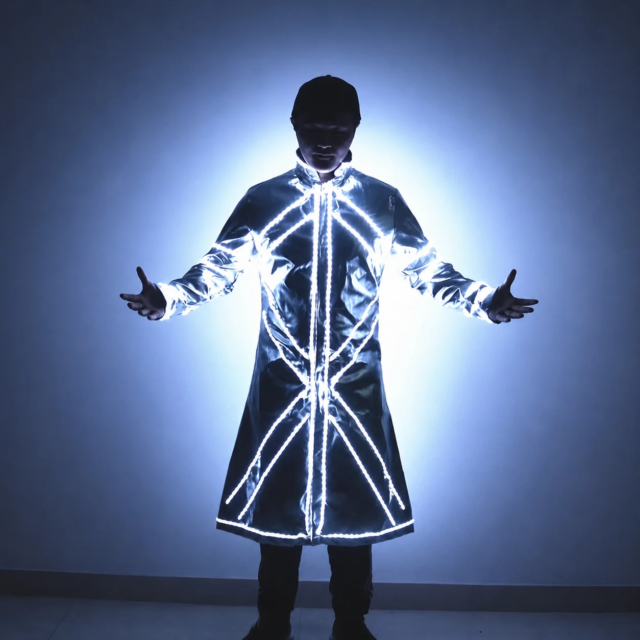 LED Clothing with Flashing Lights, Perfect for Bars, DJs, Concerts and Dance Parties, Creating Luminous Props for the Stage