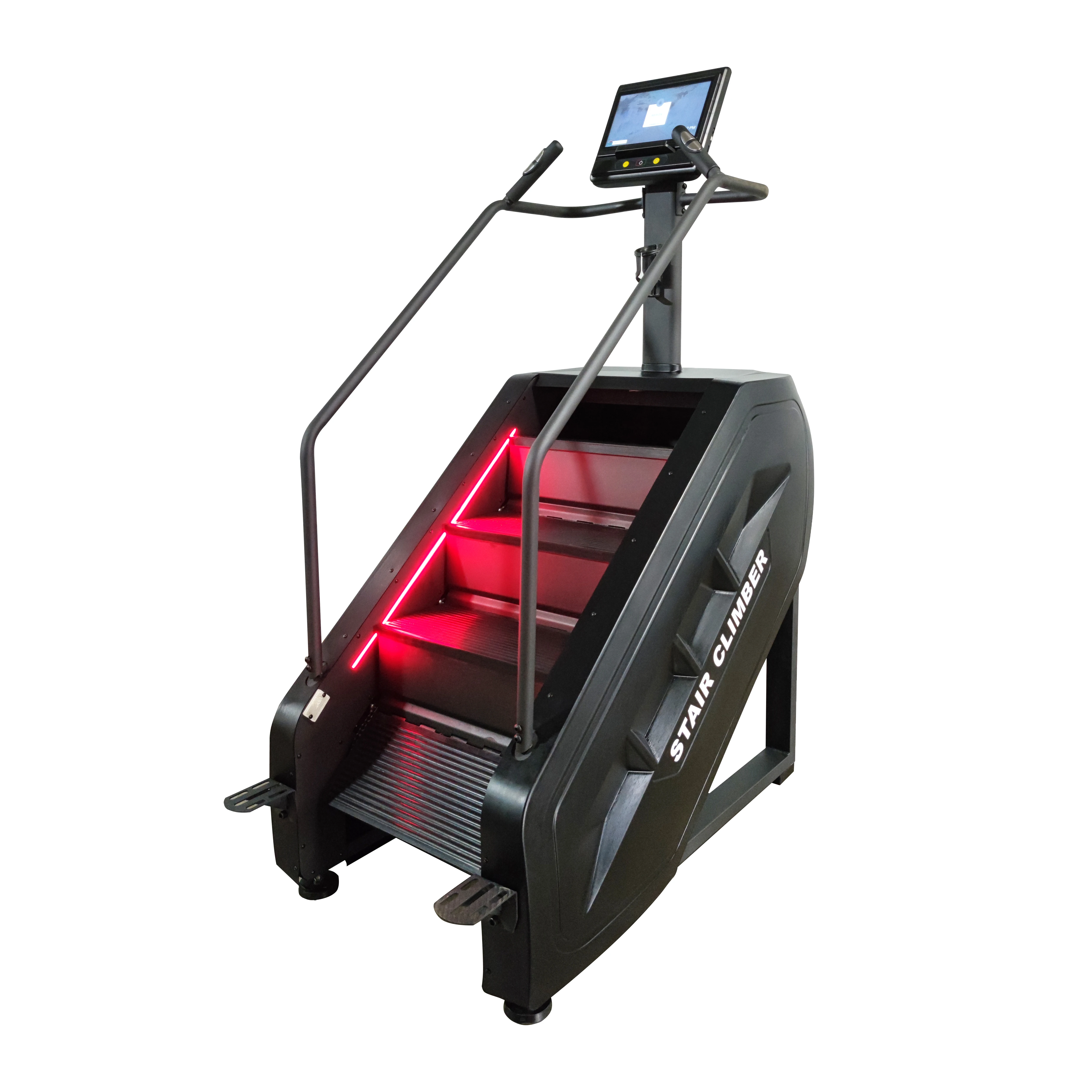 2026  Cardio Gym Equipment  New Develop Touch Screen Stair Climber With Led Light Electric Stairmaster