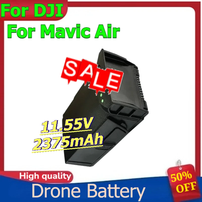 

Drone Battery for DJI Mavic Air Battery 21 Minute Flight Time Drone Intelligent Flight Accessories 11.55V 2375mAh