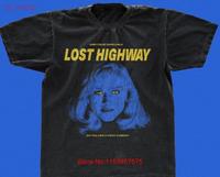Lost Highway movie t-shirt, David Lynch classic film tshirt, trendy black Men’s