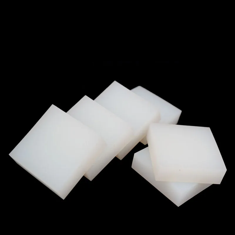 1PCS สแควร์สีขาวยางซิลิโคนแผ่น Pad Shock Pad เบาะ100X100Mm 150X150Mm 200X200มม.300X300mm หนา = 1-50มม.