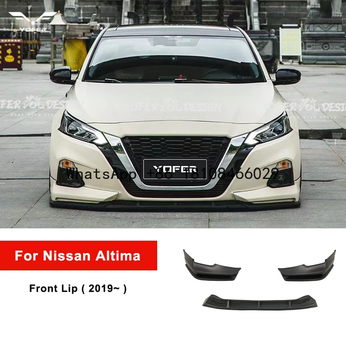 Yofer High-Quality auto front buer lip accessories body kit car diffuser buers for Nissan Altima