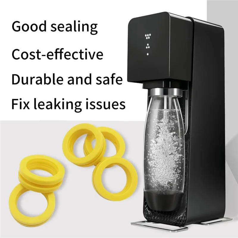 A005-CO2 selos de cilindro sodastreams duo terra arte máquina de refrigerante selos juntas de substituição 5 peças