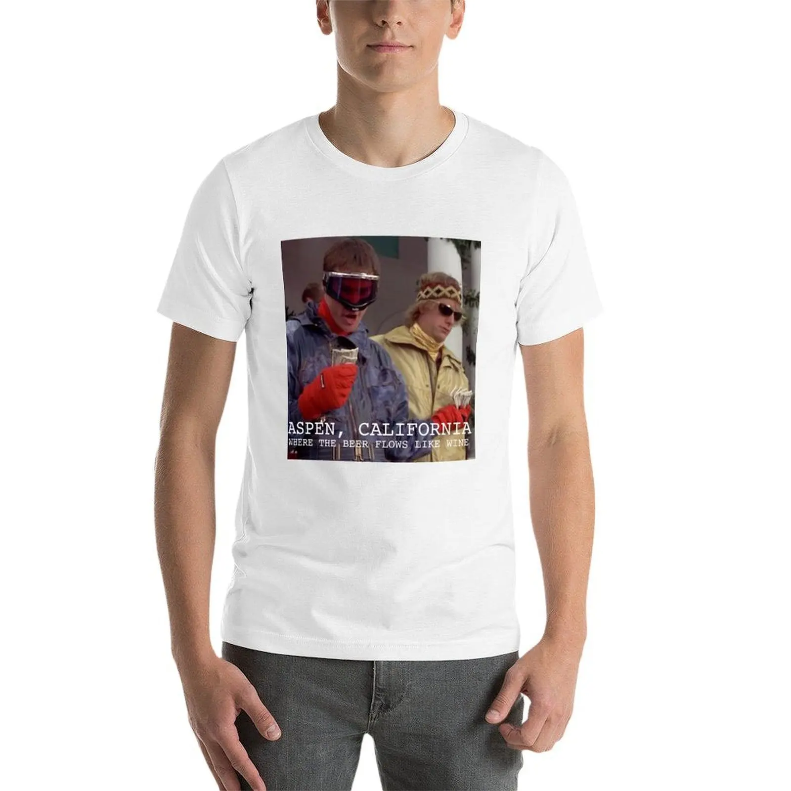 تي شيرت للنساء والرجال من Dumb & Dumber Aspen California تي شيرت للرجال تي شيرت جرافيك تي شيرت رجالي تي شيرت جرافيك