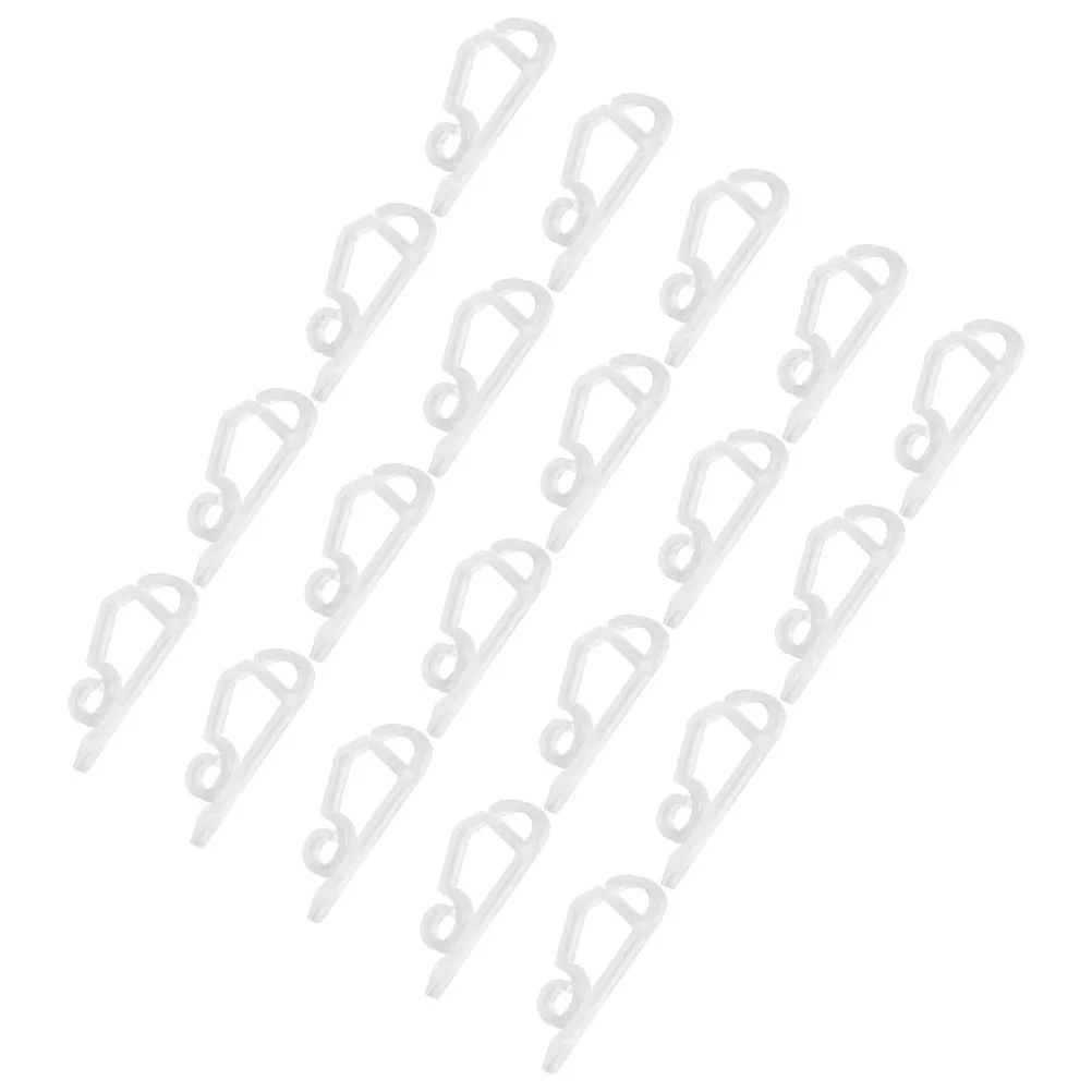 

20 Pcs Light Hooks Clear Adhesive for Hanging String Lights Christmas Decorations Plastic Gutter Hooks Weatherproof