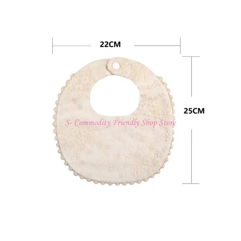 85AE مرايل تغذية الأطفال المصنوعة من القطن للرضع مطبوعة منشفة اللعاب لحديثي الولادة من قماش التجشؤ