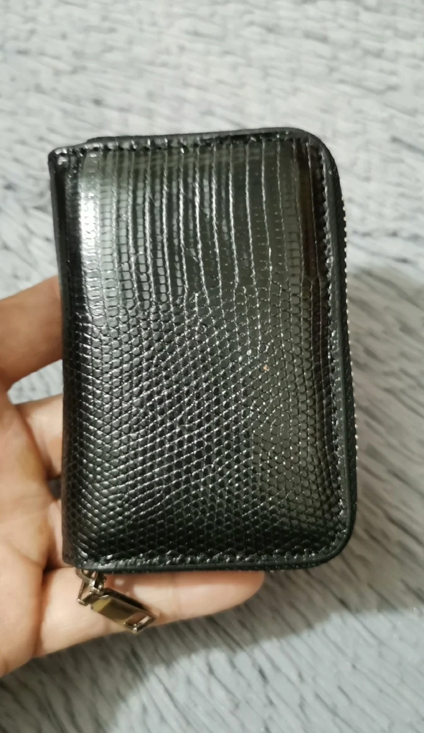 

2025 New Lizard Leather Men's Card Holder Genuine Leather Fashion Card Bag Business Multi Slots Card Case 45
