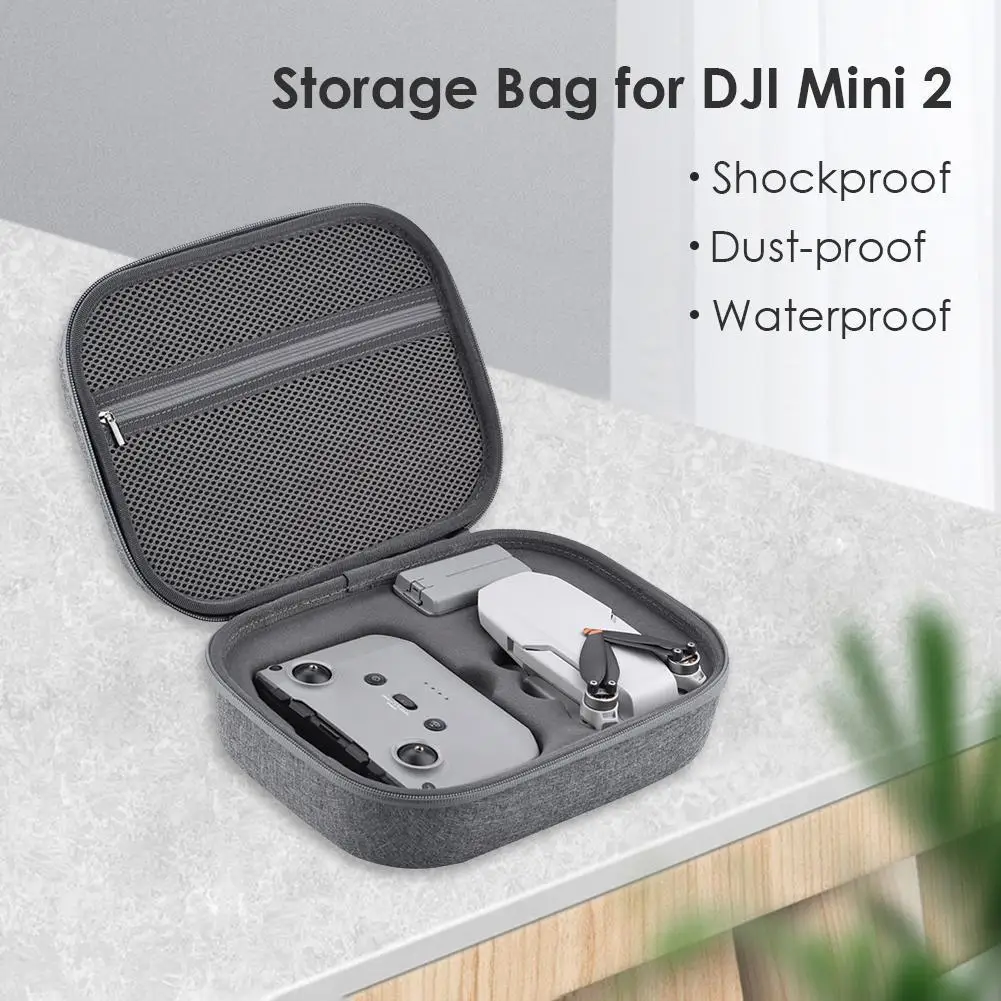 Portable Storage Bag Tote Handbag Remote Outdoor Carry Box Case  Storage Bag for DJI Mini 2 Drone Accessories