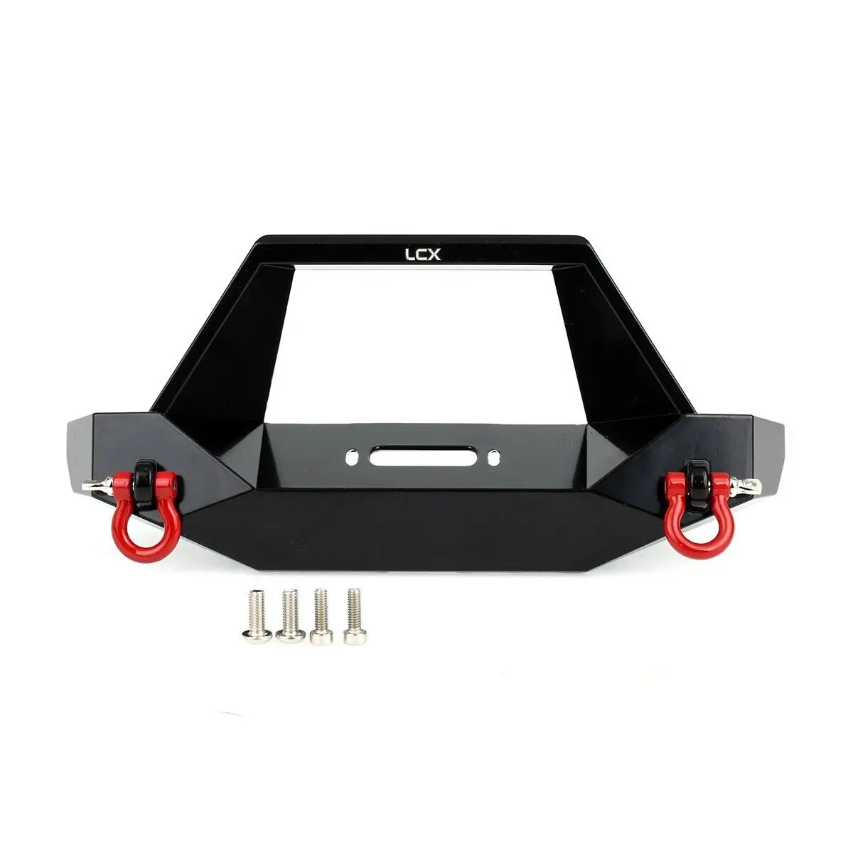 LCX Racing 1/10 RC Crawler Metal Front Bumper for Traxxas TRX4 TRX6 Axial SCX10 II III PRO Upgrades Parts Accessories