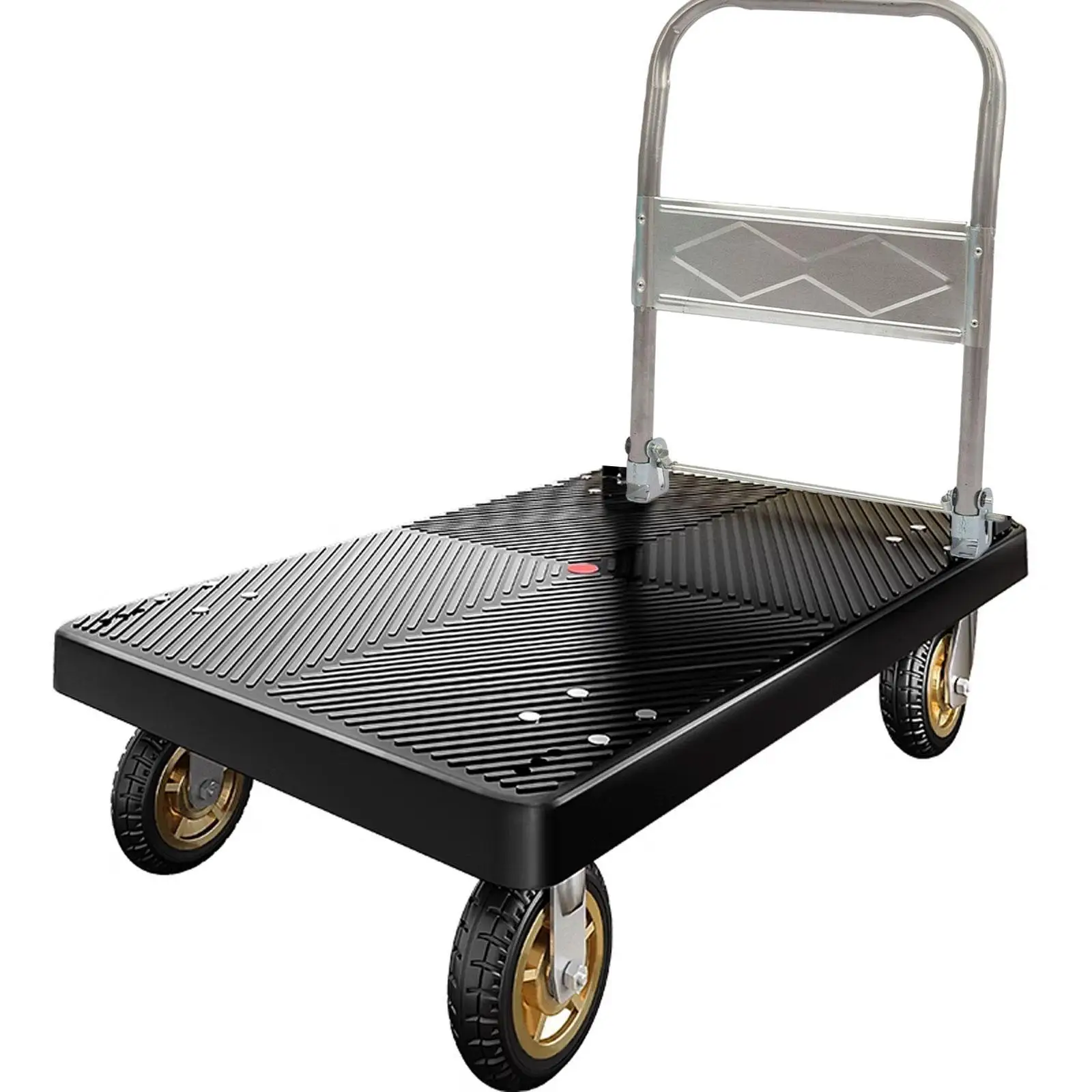 

Flatbed Cart Handle High Performance Repair Parts Replaces Foldable for Moving Dolly Cart Hand Moving Cart Garage Groceries