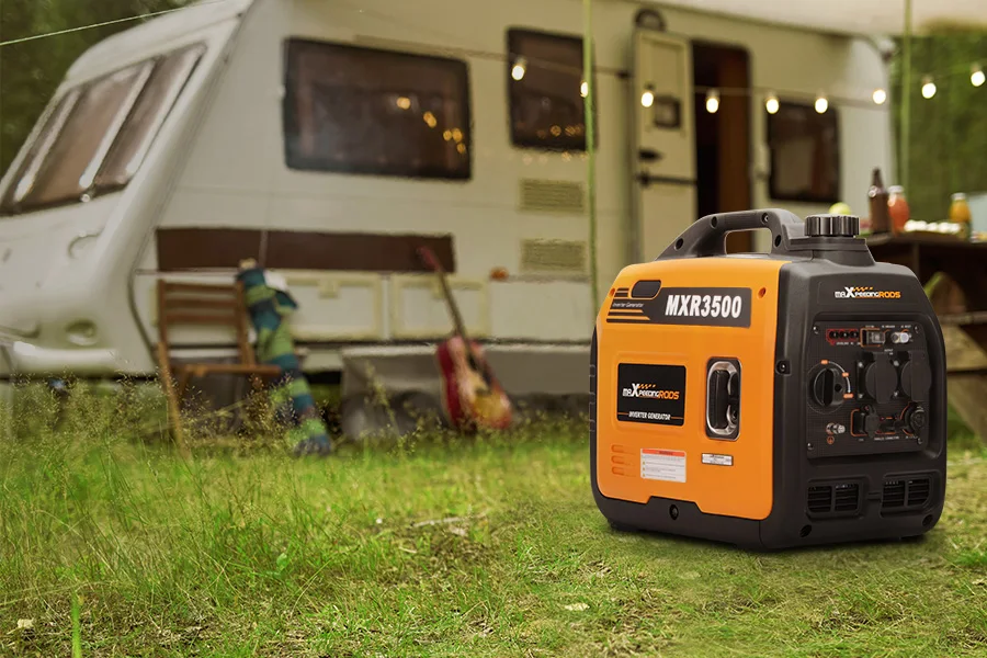 Compact Powerful Portable 3500 Watt Inverter Generator Lightweight Super Quiet