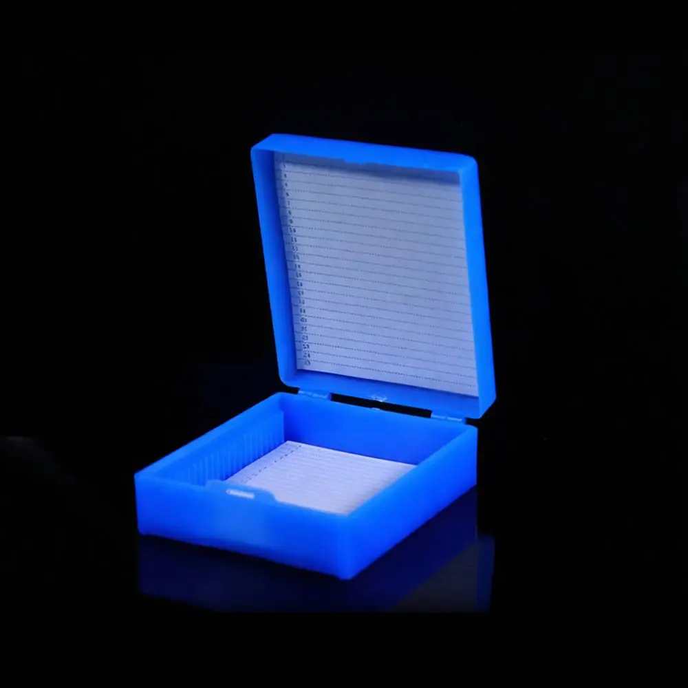 Microscope Slide Storage Box Pathological Sample Organizer Laboratory Container Secure Buckle Case For Medical Research Slides