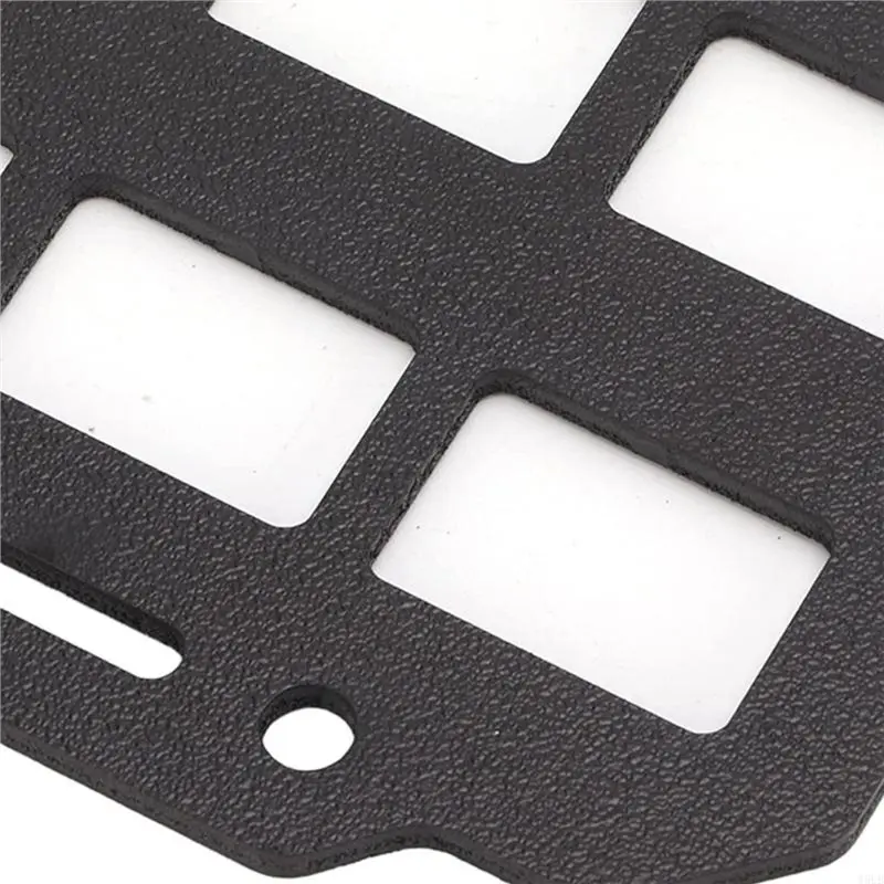 A60E-For Side Box 2PC Motorcycle Sunscreen ABS Panel Modular Storage Suspension System-Free Installation Nails& Molle Pouches