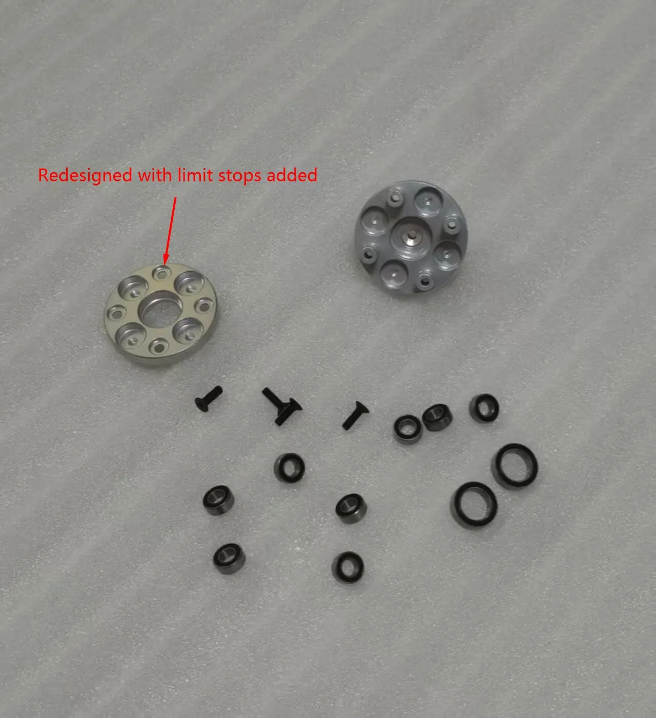 E-VIRATRUE 7075Alu Planetary Gear Housing Front/Rear Halves For TRAXXAS UDR 1/7