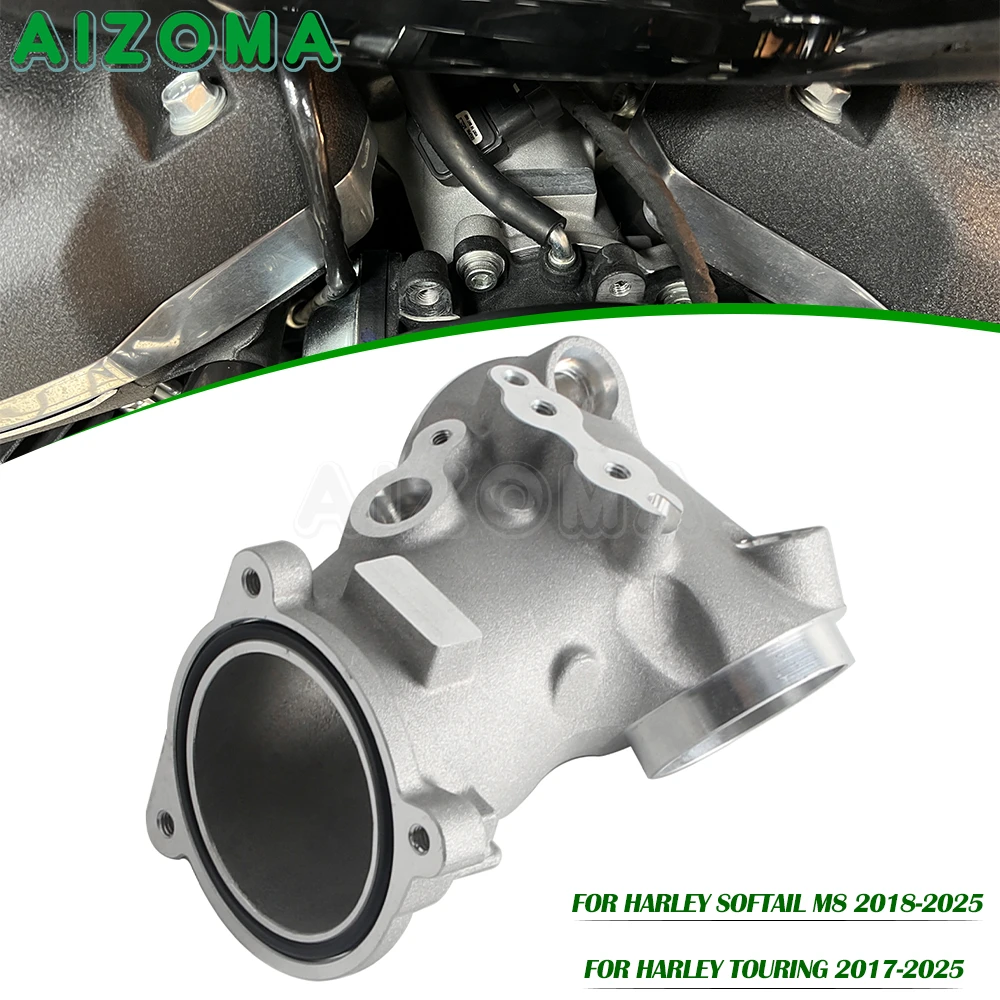 

For Harley Softail Low Rider FXLRST Deluxe FLDE Street Bob 18-25 Touring 17-25 Motorcycle Intake Manifold Engine Inlet manifold