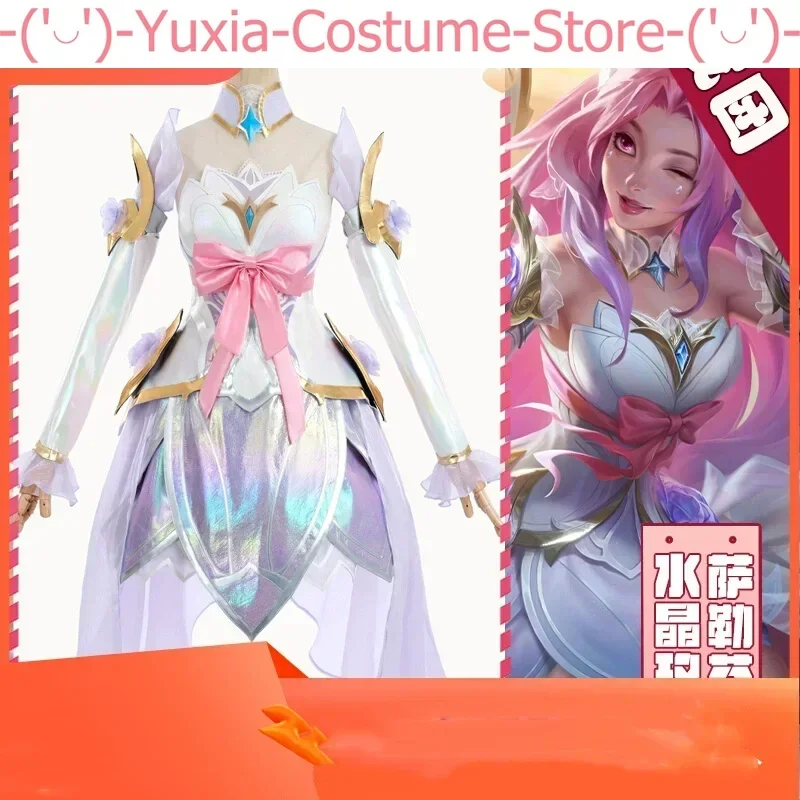 Lol Seraphine Women Dress Cosplay Costume Cos Game Anime Party Uniform Hallowen Play Role Clothes Clothing