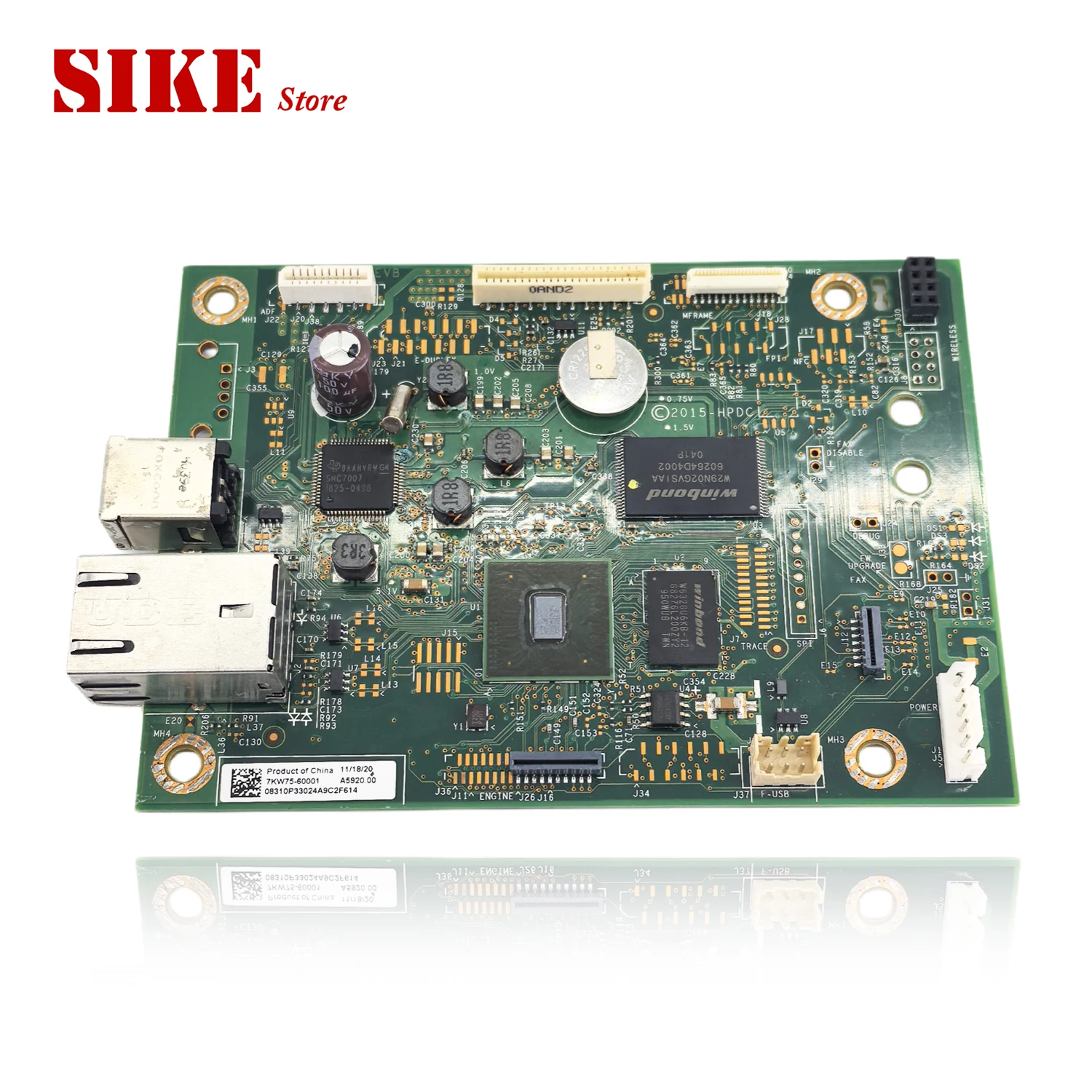 Logic Main Board Use For HP LaserJet M283fdw M283fdn M283 Formatter Board Mainboard 7KW75-60001 7KW74-60001