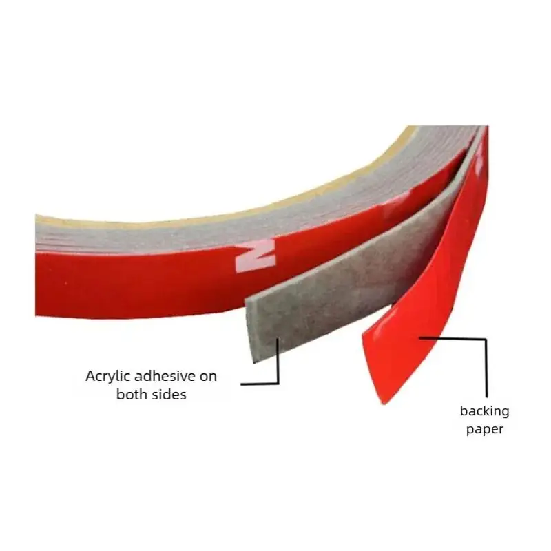 Doppelseitiges Klebeband 3 Meter extra stark 0.8mm dick hohe Viskosität für Auto-Spezialmontage Fixierung ohne Rückstände leicht abziehbar ideal für Dekoration Reparatur Autozubehör Haushalt Büro langlebig und robust – Detail 11