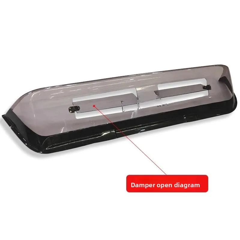 Suitable for Toyota 4500 LC80 Rear Glass Shading and Rain Shading, Transparent Rear Tailgate, No Punching on The Tail