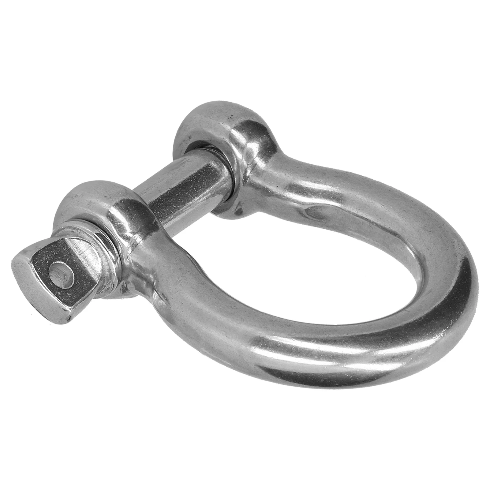 Bow Shackle Bow Shape Load Clamp Screw Pin  Shackle Bow Shape 304 Stainless Steel Chain Wire Rope Connector Lifting Tool