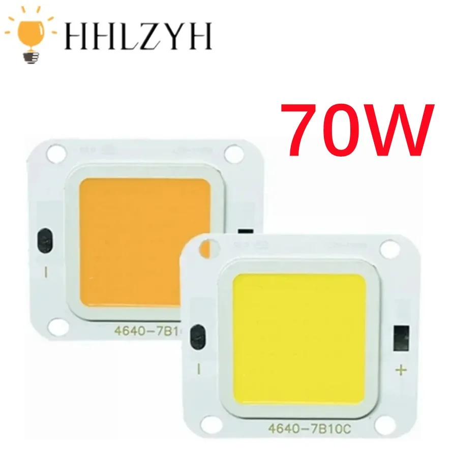 HHlzyh ชิป LED 10W 20W 40W 50W 60W 70W สำหรับสปอตไลท์หลอดไฟไดโอด LED ไฟติดเพดาน