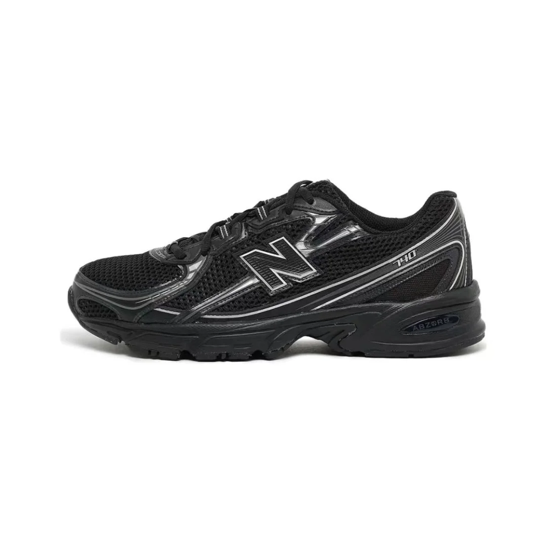 Original New Balance 740 Trend Vintage Fabric Leather Shock Absorption Casual Running Shoes Unisex Sneakers