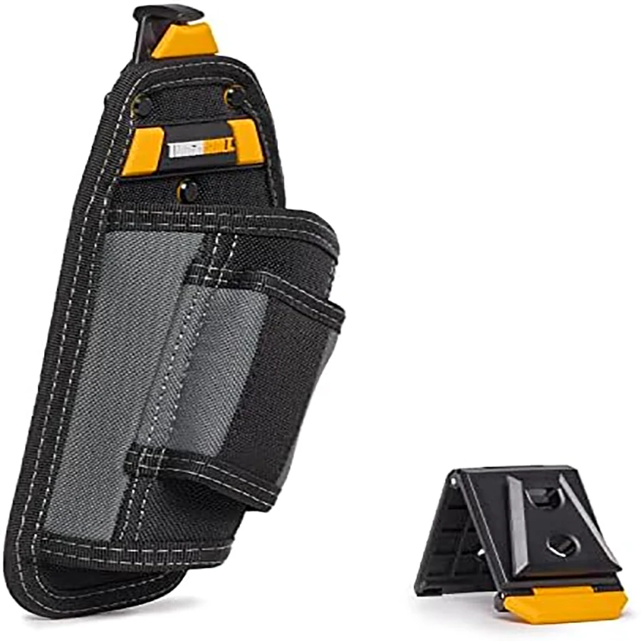 TOUGHBUILT TB-CT-31-A Hammer Holster with 2 Pockets and Loops Rugged Construction Tool Bag Tool Belt Pouch